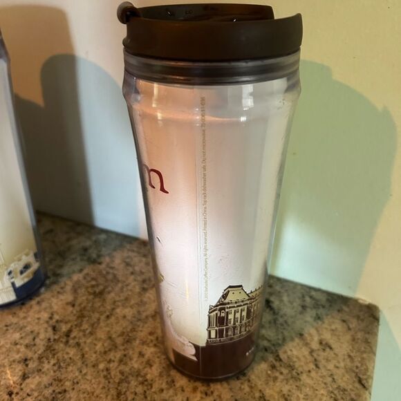 LOT OF 3 Starbucks Tumbler London ANTWERP BELGIUM Travel Tumbler City Series - Picture 15 of 16